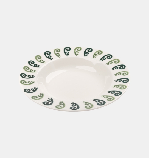 Peacock Porcelain Soup Plate