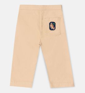 بنطال تويل بخصر قابل للتعديل