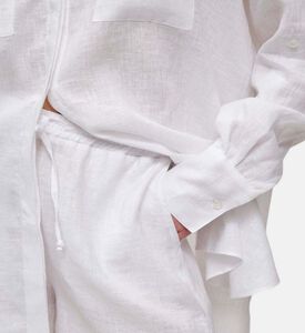 Godalia Elastic Waistband Shorts, Model View