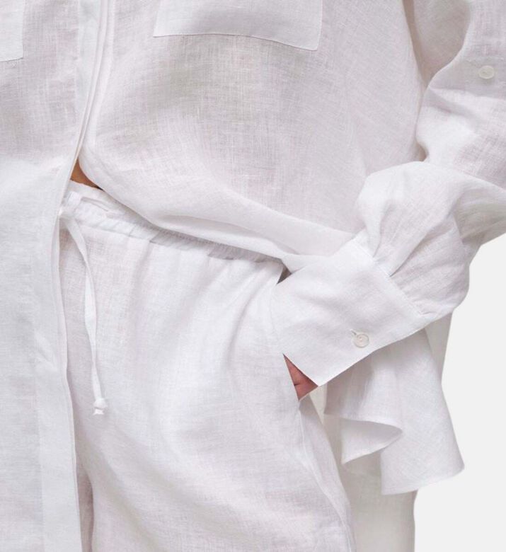 Godalia Elastic Waistband Shorts, Model View