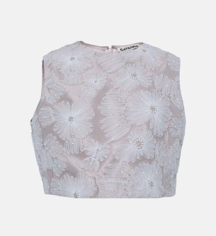 Savanna Top, White, L, Packshot View
