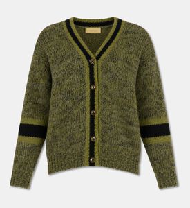 Momoni Marled Knit V-neck Cardigan, Packshot View
