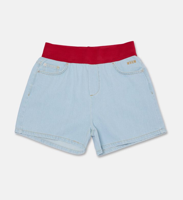 M S G M Elastic Waistband Slip Pockets Shorts, Packshot View