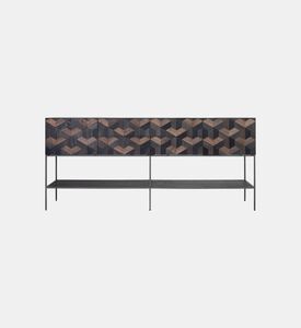 Illusion Oak Veneer Buffet Table