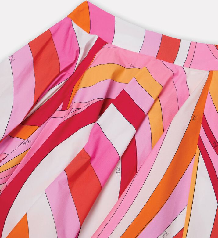 Emilio Pucci Abstract-print Flared Skirt, Packshot View