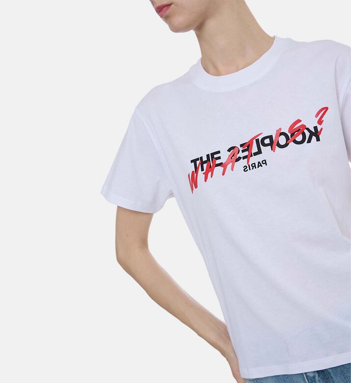 Graphic Two-tone Logo-print Short-sleeve T-shirt