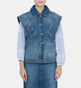 Sleeveless Denim Vest