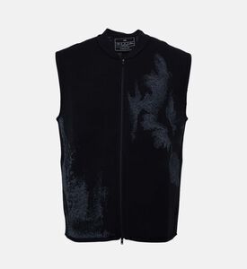Y-3 Distressed Graphic-print Vest, Packshot View