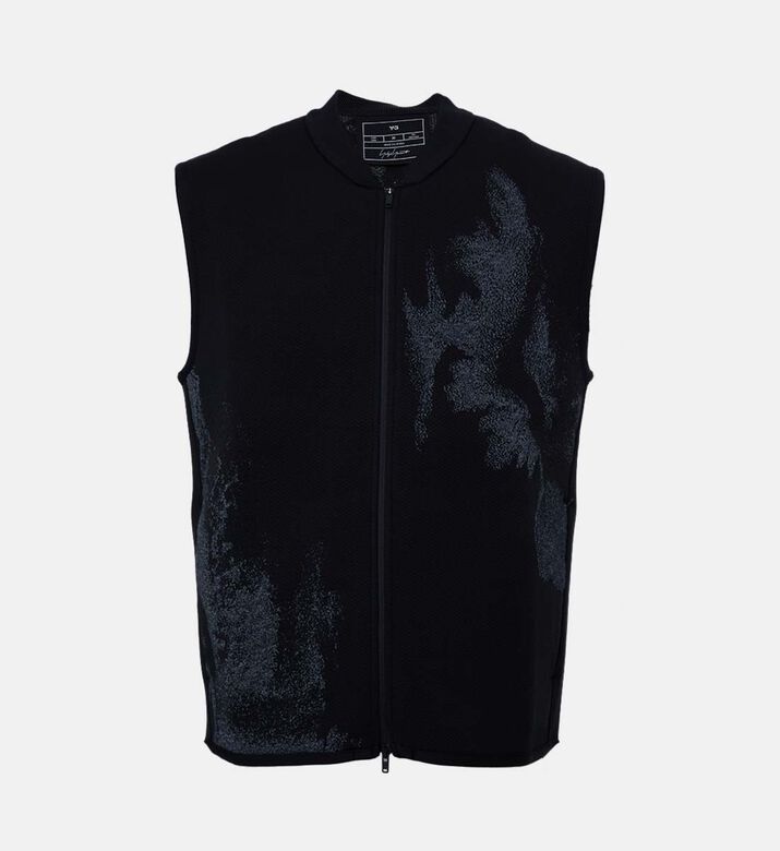 Y-3 Distressed Graphic-print Vest, Packshot View