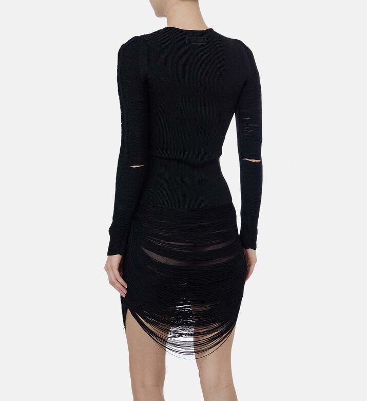 Ribbed Long-sleeve Sweater Ribbed Long-sleeve Sweater