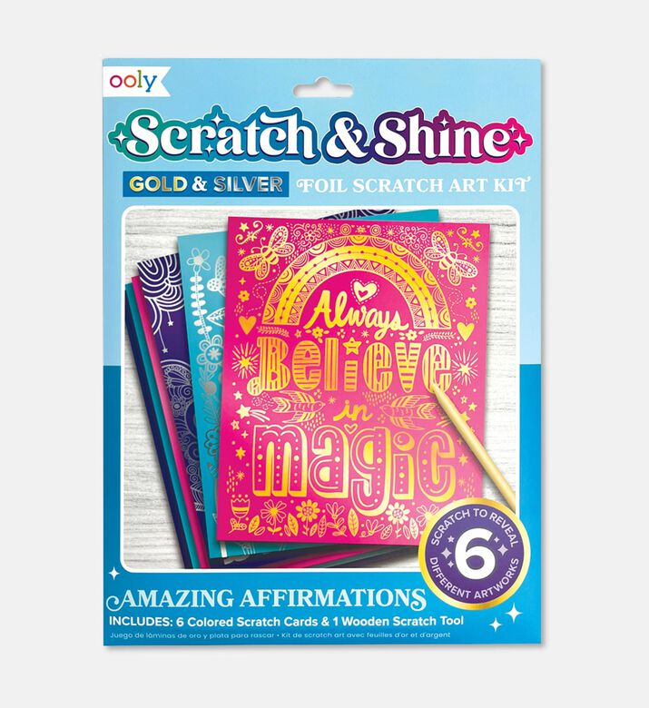 Ooly Scratch Shine Foil Amazing Aff, Packshot View