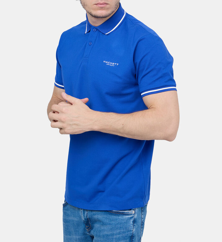 قميص بولو مطرز بشعار مطرز برأس مطرز