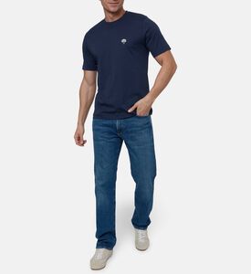 Pal Zileri Embroidered Detail T-shirt, Model View