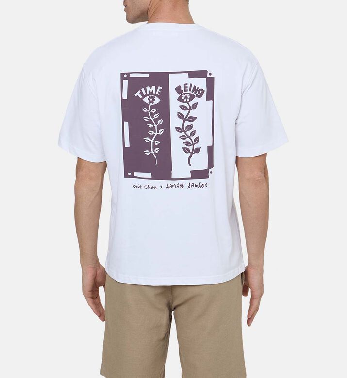 Floral Print Crew Neck T-shirt