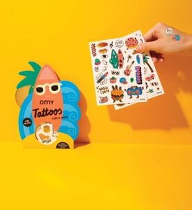 Omy Surf Skate 50-piece Tattoo Set, Packshot View