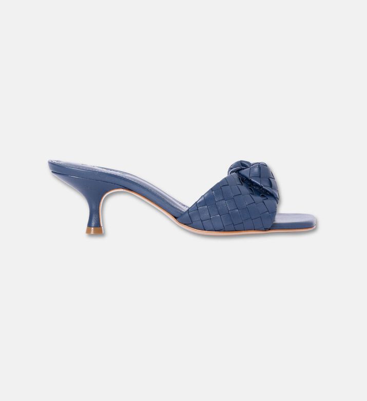 Schutz Shoes Sabot Mestico Tris, Navy, Eu-37, Packshot View