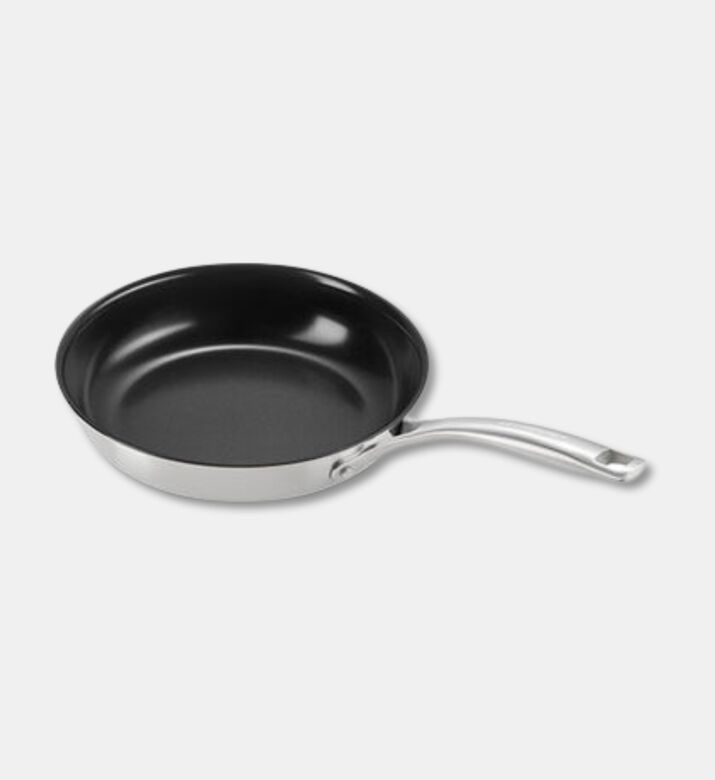 Le Creuset Ceramic Non-stick Frying Pan, Black, 24-cm, Packshot View