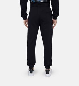 بنطال رياضي ضيق بنقش شعار