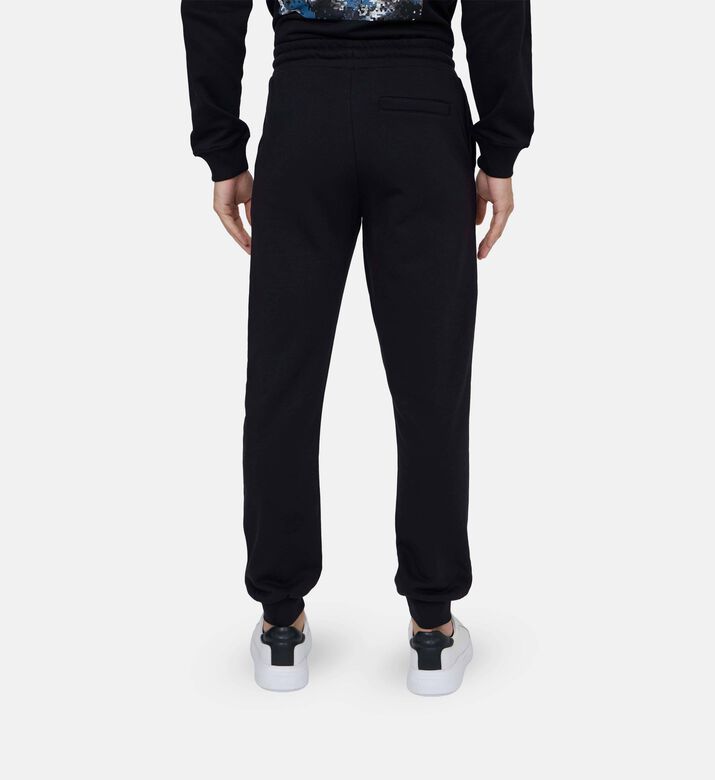 بنطال رياضي ضيق بنقش شعار