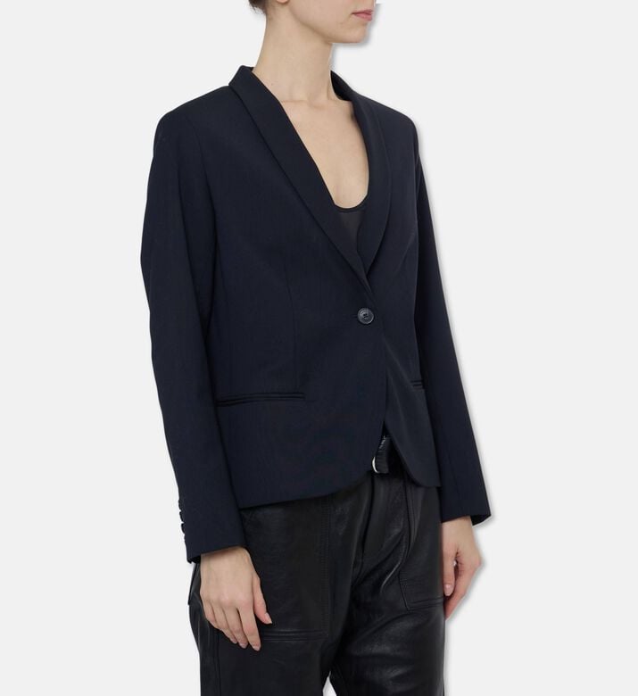 Ba and Sh Welt Pockets Long-sleeve Jacket, Model View