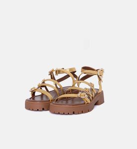 The Kiki Metallic Gladiator Sandals