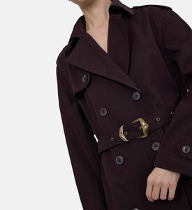 معطف ترينش كينار بصفي أزرار