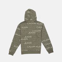 All-over Logo-print Hooded Sweater