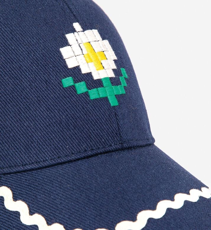 Bobo Choses Pixel Daisy Twill Cap, Packshot View