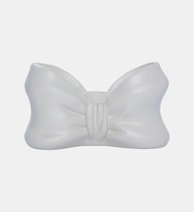 مزهرية دائرية وليريسين بتفاصيل بشكل عقدة