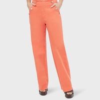 Wide Legged Cotton Trousers