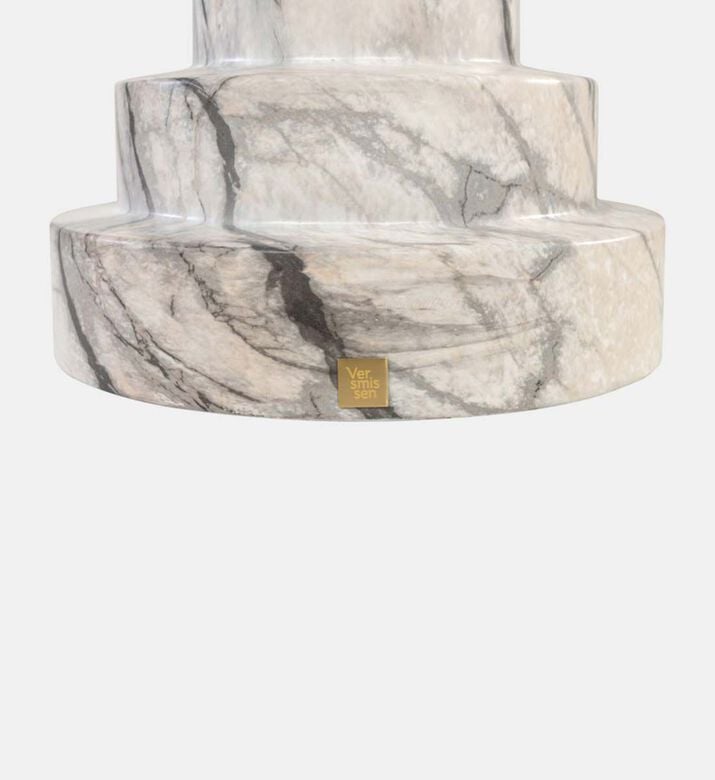 Versmissen Spindle Glass Fiber Concrete Stool, Packshot View