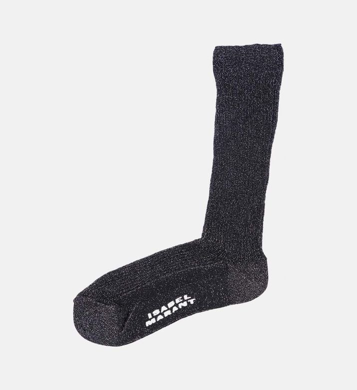 Loula Screen-printed Logo Socks