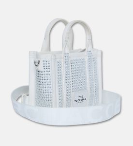 Marc Jacobs The Crystal Canvas Crossbody Tote Bag, White, Packshot View
