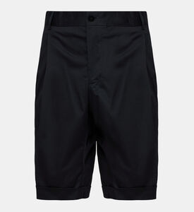 Cuffed Hem Cotton Shorts Cuffed Hem Cotton Shorts