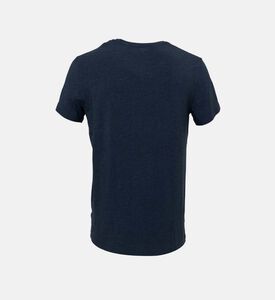 تيشيرت قطن أساسي بأكمام قصيرة