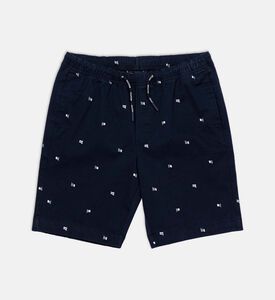 شورت مطرز بشعار على كامله