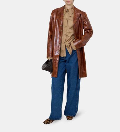 Samantha Faux Leather Jacket