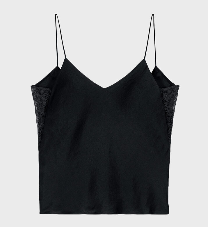 Clarisse Satin Lace Camisole