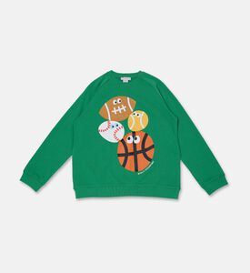 Stella McCartney Sports Graphic Crewneck Sweatshirt, Packshot View