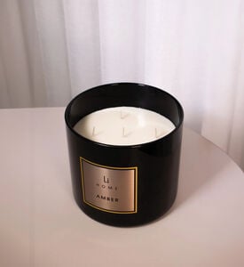 Home Life Style Candle Glass Amber Fie Xxl 3kg, Packshot View