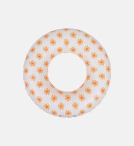 عوامة سباحة قابلة للنفخ بشكل قلوب وأزهار