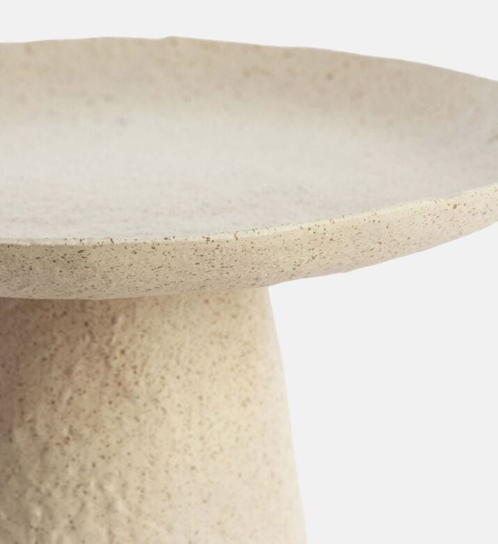 Light and Living Ota Matt-finish Dish-on-base, Brown, 31x30.5x16-cm, Packshot View