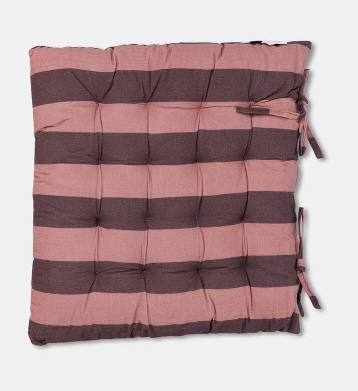 Home Deco and More Linea Two-ties Chair Pad, Packshot View