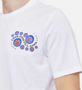 الموسيقى الفنية المطبوعة تي شيرت