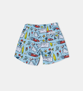 شورت سباحة صيفي غونييز صغيرة للأولاد الصغار