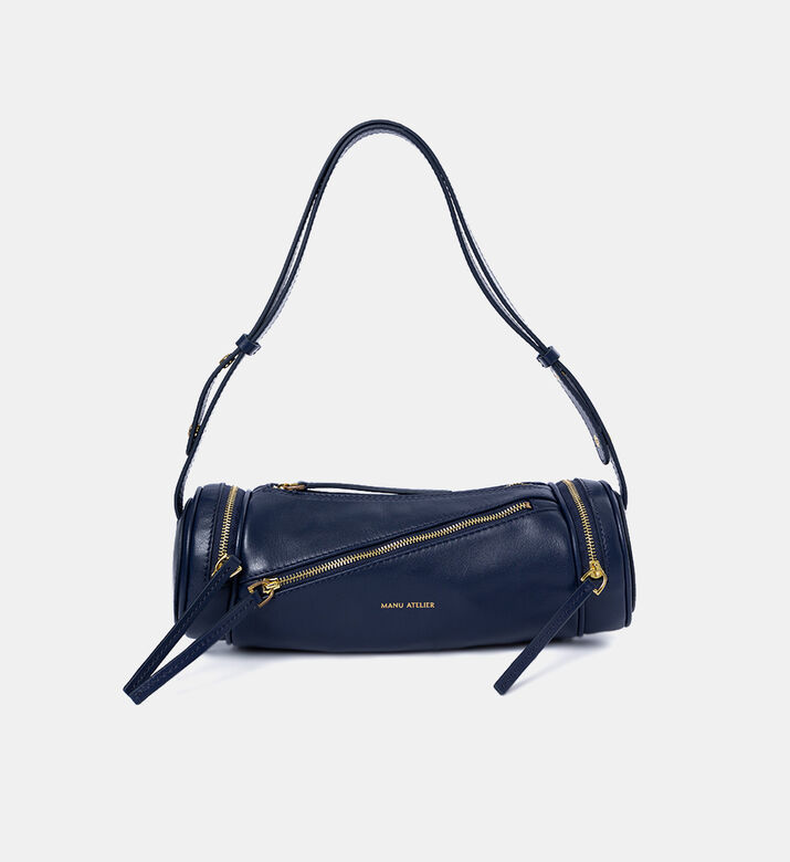 Multi Cylinder Soft Leather Bag