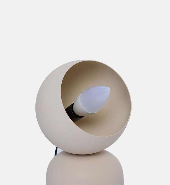 Home Deco and More Floral 3 Pin Table Lamp, Beige, Packshot View
