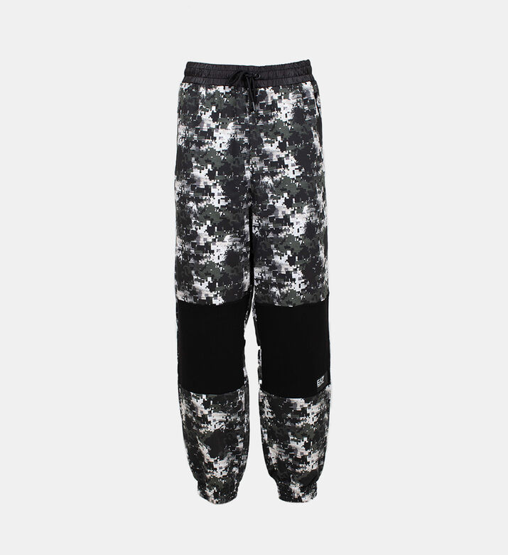 بنطال قطن مطبوع بالكامل