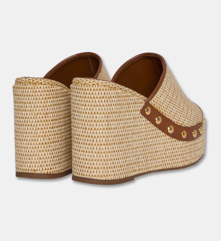 Schutz Woven Platform Wedge Mule, Packshot View
