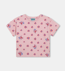 تيشيرت بطبعة لوغو على كامله